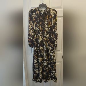 Maxi silk summer dress